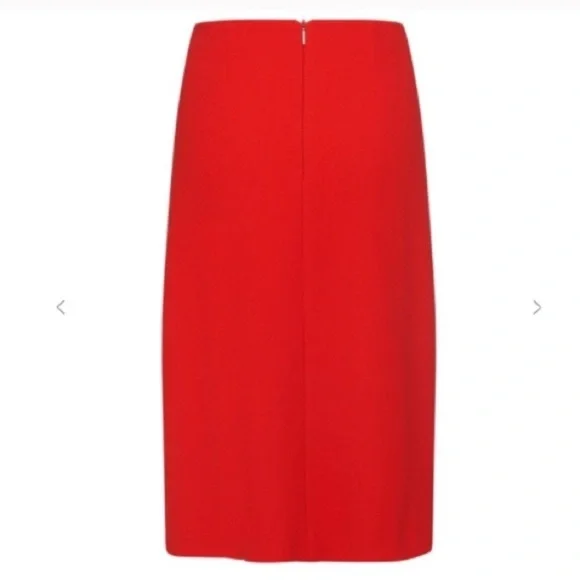 HUGO BOSS Vubali A-Line Skirt BT Red 10 - Picture 4 of 7
